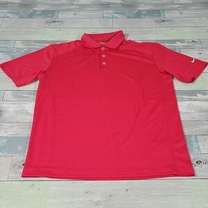 Red Nike Golf Polo size Medium